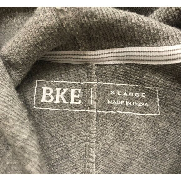 BKE The Buckle Mens XL Light Gray Hoodie Pullover Sweatshirt - Picture 2 of 4